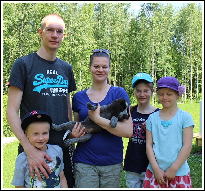 Marlon, Joona ja Tanja lapsineen, HELSINKI